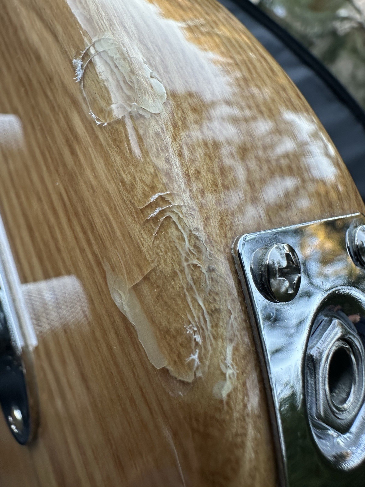Electric Guitar Retro DLX Plus Solid Ash Natural, W Gig Bag Tele Indio Monoprice