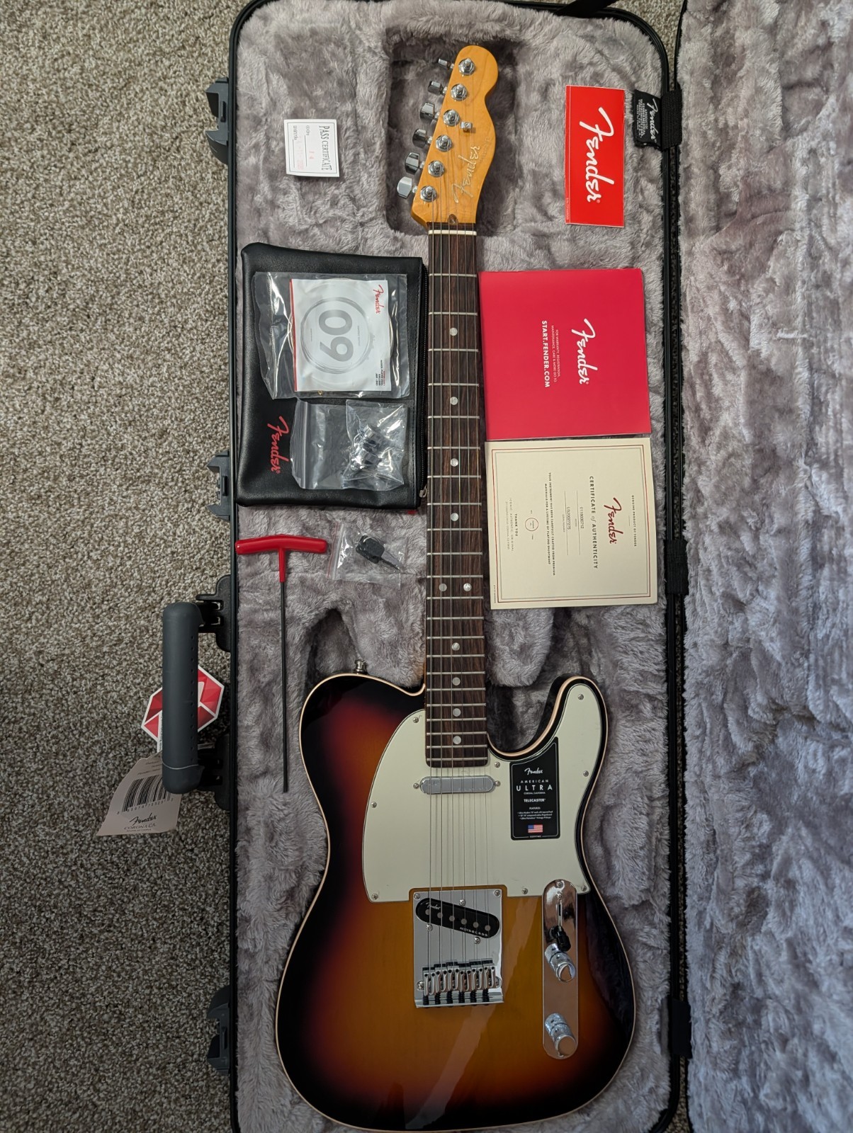 Fender American Ultra Telecaster 6 String Rosewood Fingerboard Electric Guitar
