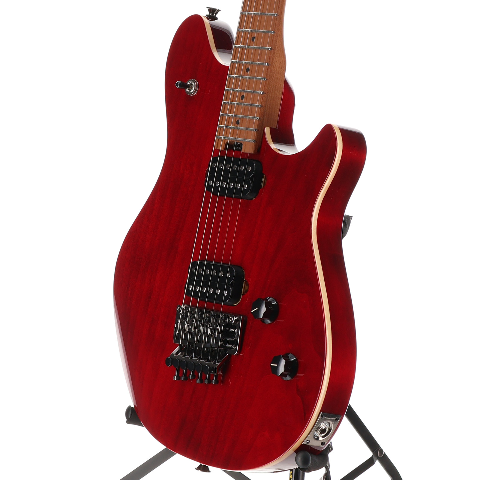 EVH Wolfgang WG Standard QM, Baked Maple Fingerboard, Wine Red (RP)