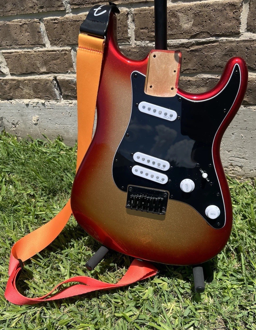 Fender Squier Contemporary Special S Type Loaded Body Cherry Sunburst W Plate