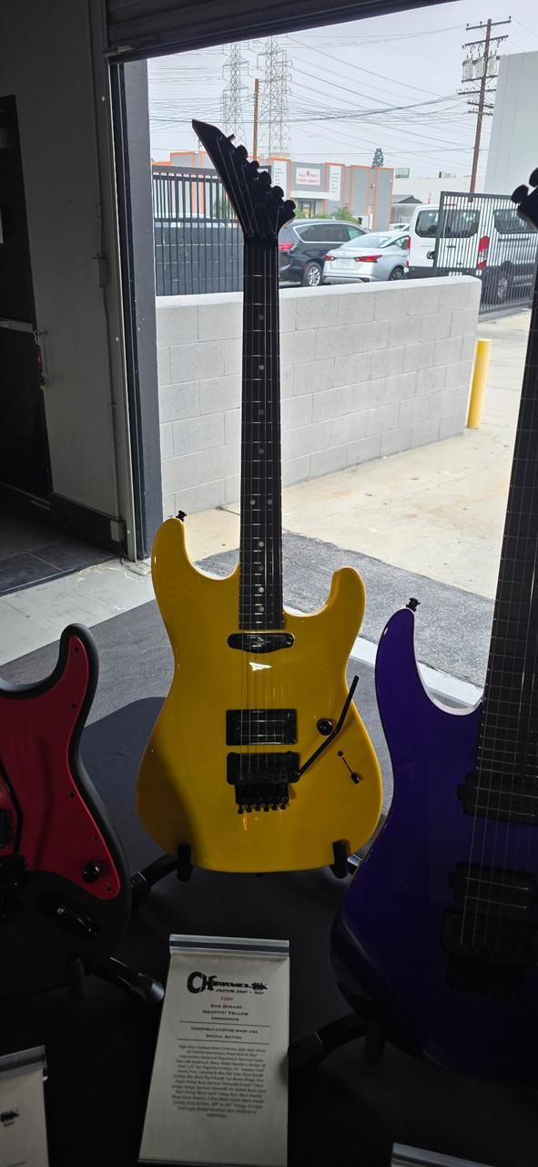 2026 USA CHARVEL CUSTOM SHOP / SPECIAL EDITION SAN DIMAS  GRAFFITI YELLOW