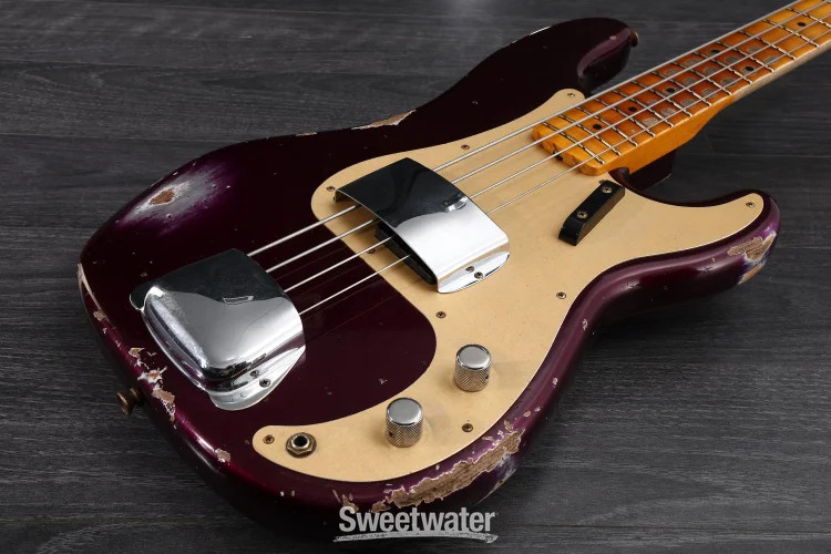 Fender Custom Shop 1957 Precision Bass Heavy Relic – Super Aged Purple Metallic