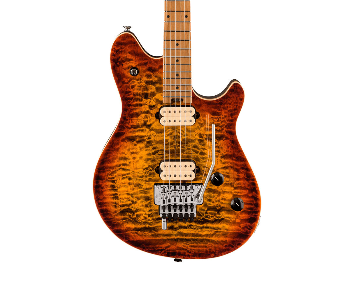 EVH Wolfgang Special QM – Tiger Eye Glow w/Baked Maple FB