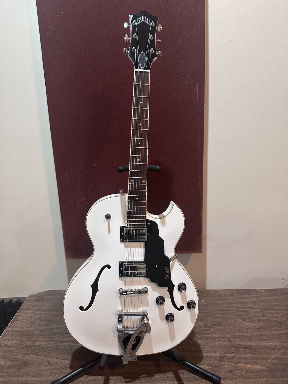 Guild Starfire I SC w/Guild Vibrato Tailpiece Electric Guitar Snowcrest White