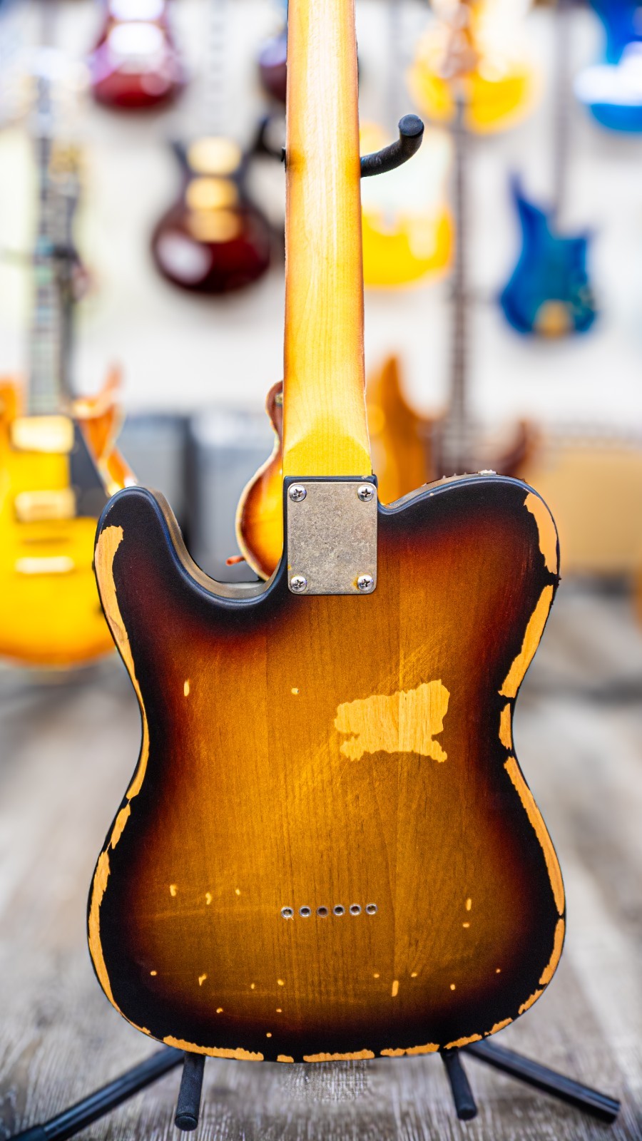 AIO TC3 Relic Electric Guitar -3 Tone Sunburst ( Mint Pickguard ) GS-041