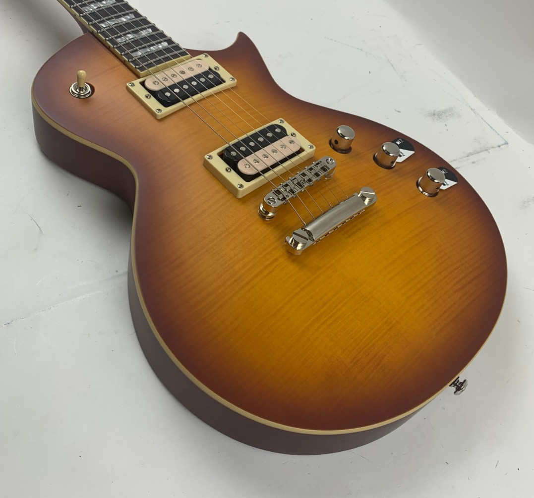 ESP LTD EC-1000T Fluence Honey Burst Satin FM Electric Guitar + Free Gig Bag