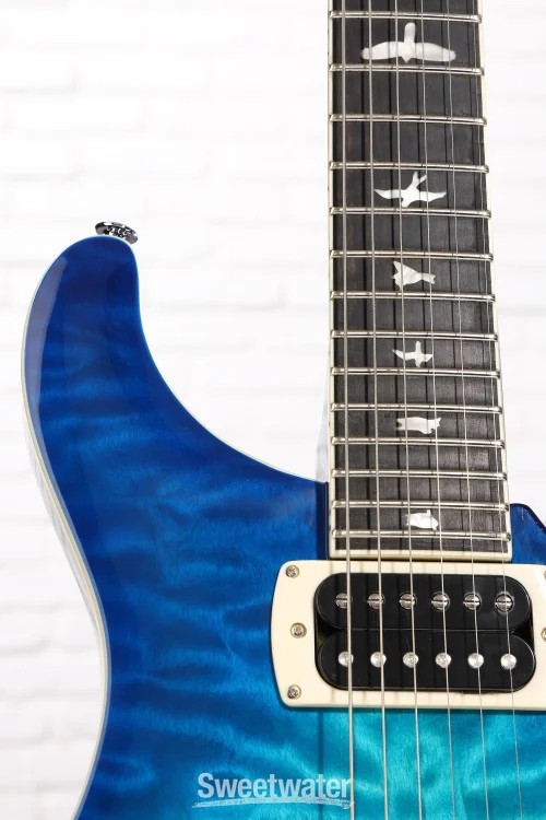 PRS SE Custom 24-08 Quilt Electric Guitar – Lake Blue