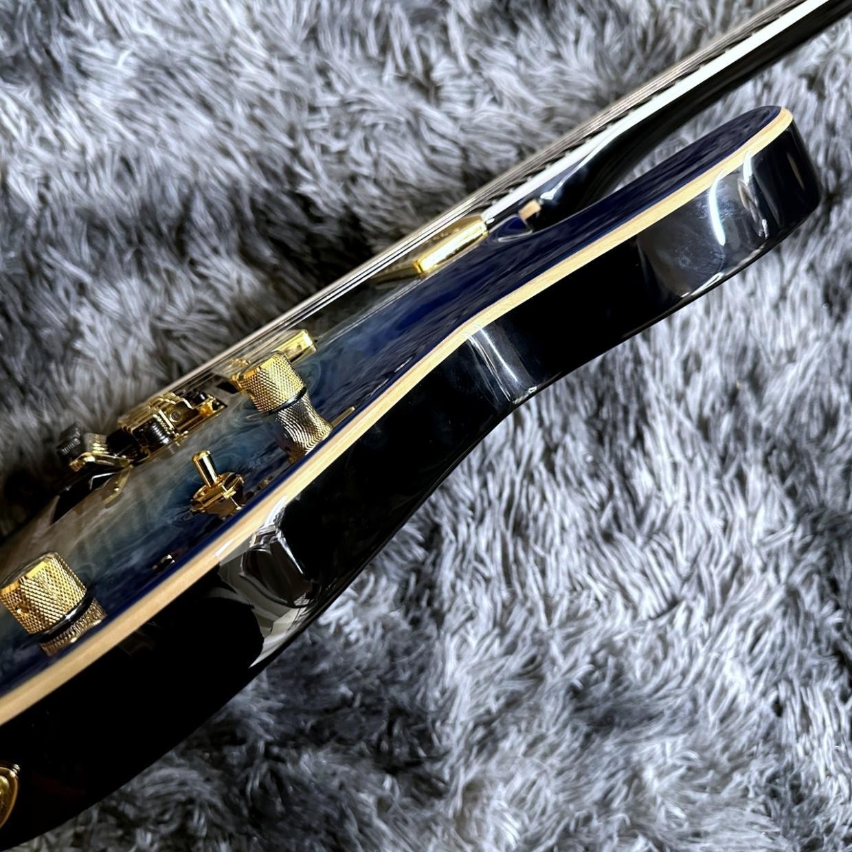 Edwards E-HORIZON-CTM 50TH Black Aqua Burst C -ESP 50TH Anniversary Limited