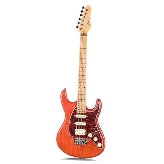 Electric Solid Body Guitar Modern-GST For Beginners () Coma Red