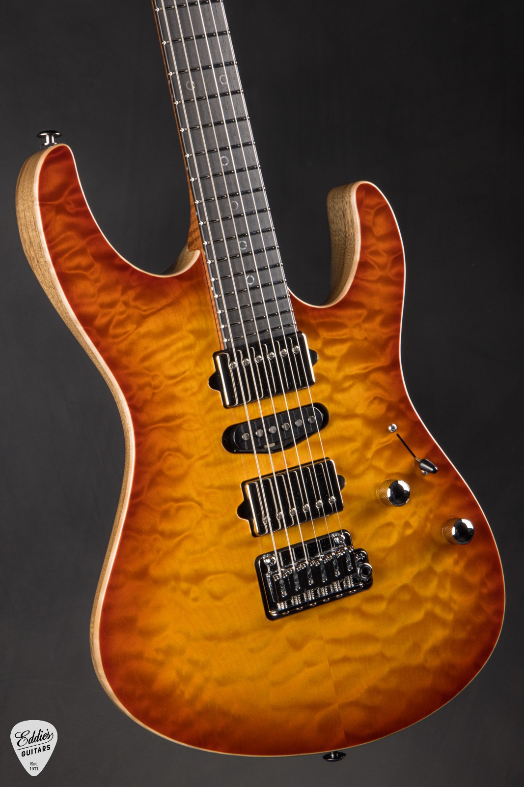 Suhr Modern Quilt Maple & Black Limba – Honey Burst