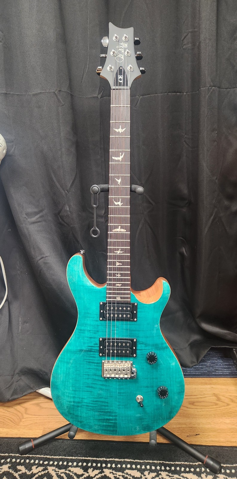 PRS SE CE 24 Electric Guitar Gloss Turquoise Green w/PRS Gig Bag