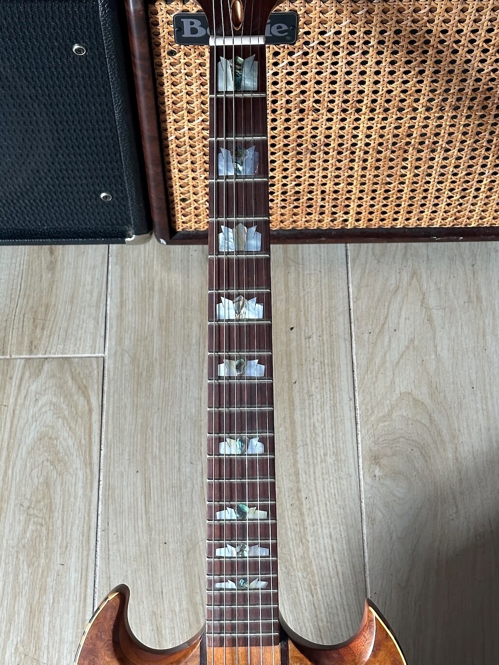 2000’s Antoniotsai SG type Guitar hand made w/70’s DiMarzio PAF’s 1 of a kind !