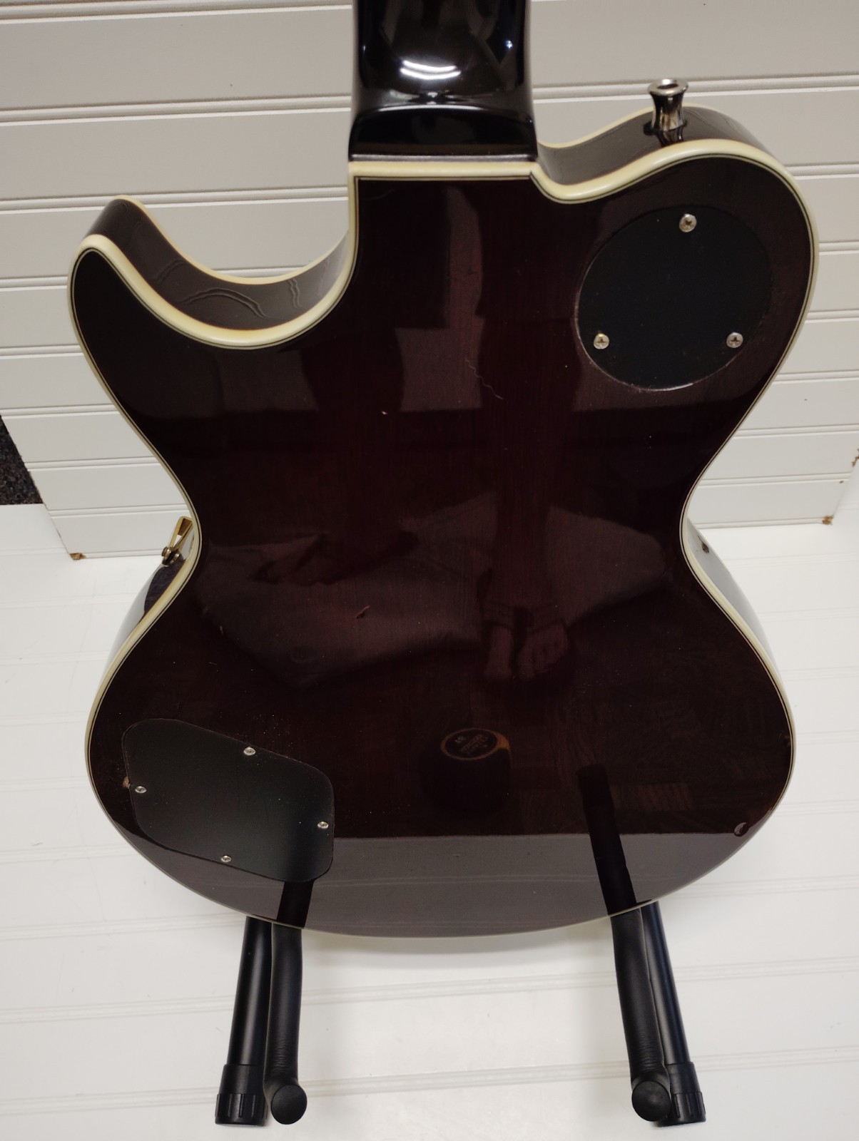 Rare Vintage Greg Bennett Samick Avion Electric Guitar Wine Red Made In Korea