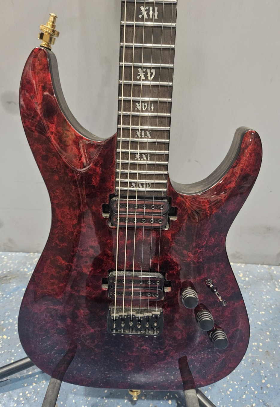Schecter Diamond Series Apocalypse Electric Guitar – Red Reign