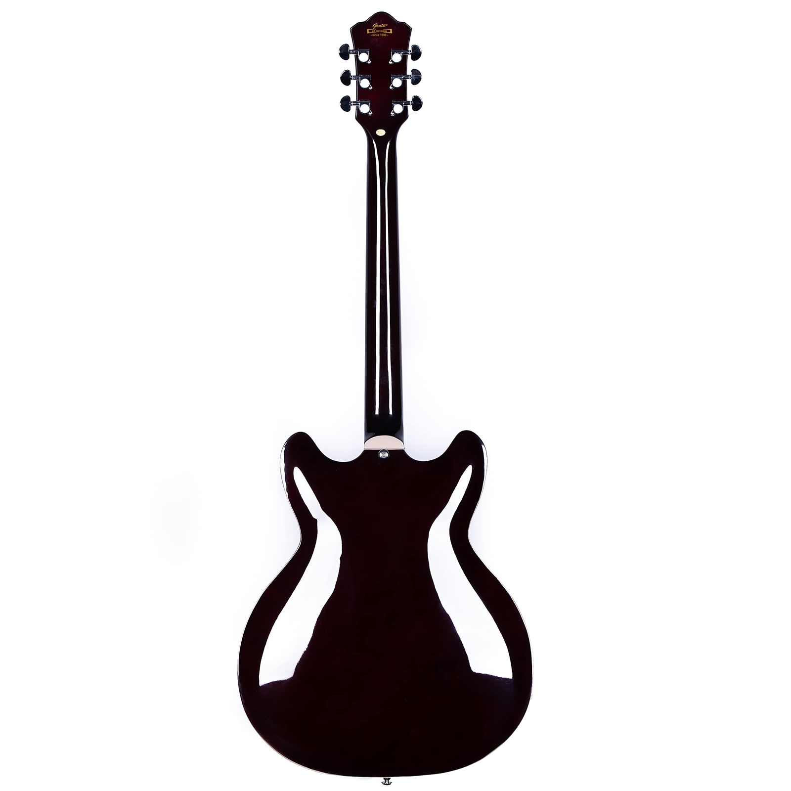 GROTE Jazz Left-Handed Electric Guitar Semi-Hollow Body Trapeze 4