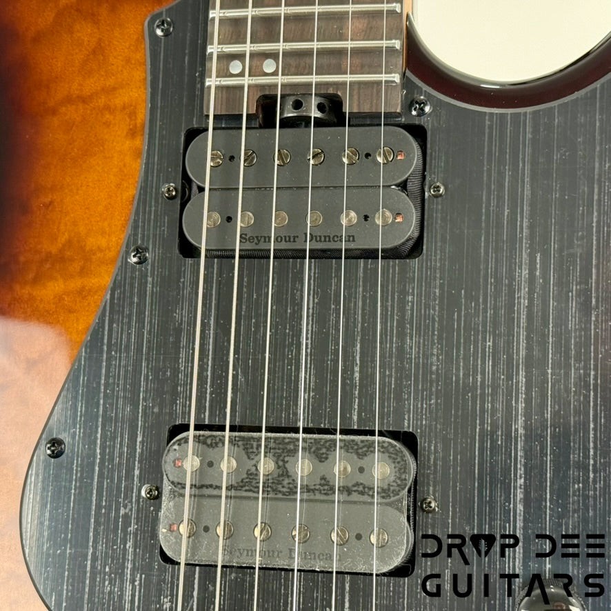 ESP LTD SN-1000HT QM Electric Guitar – Dark Brown Sunburst