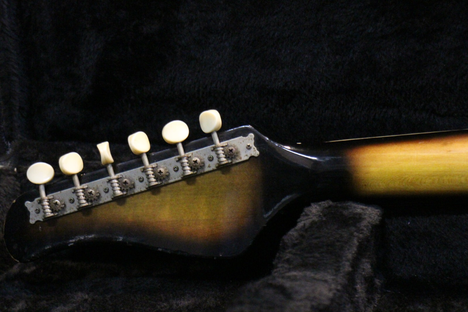 USED Zenon ES-70 Offset Style Electric Guitar Body & Neck Gold Foil GT368 230810