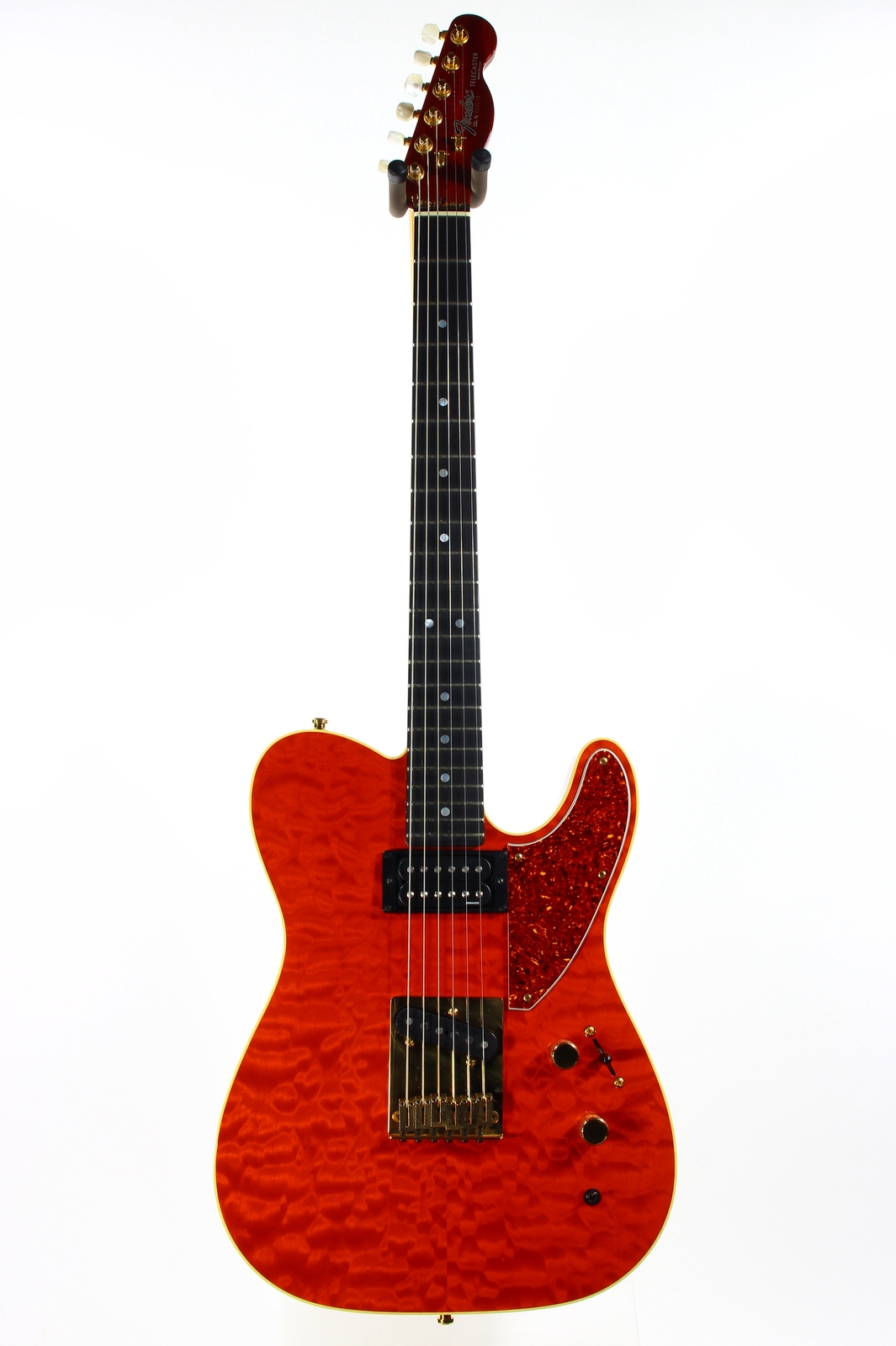 1992 Fender Custom Shop Set Neck Country Artist Telecaster QUILT Sunset Orange T