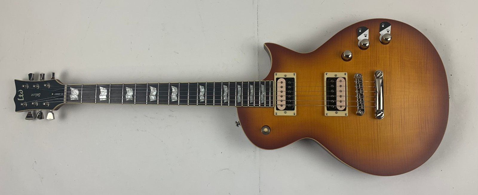 ESP LTD EC-1000T Fluence Honey Burst Satin FM Electric Guitar + Free Gig Bag