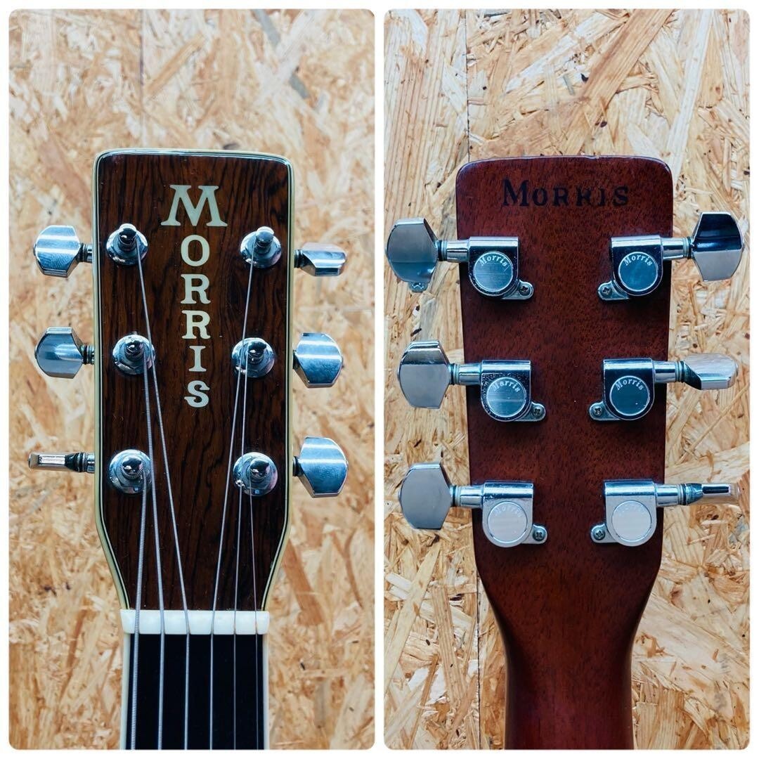 morris w-40 side back Jacaranda 3P back acoustic guitar