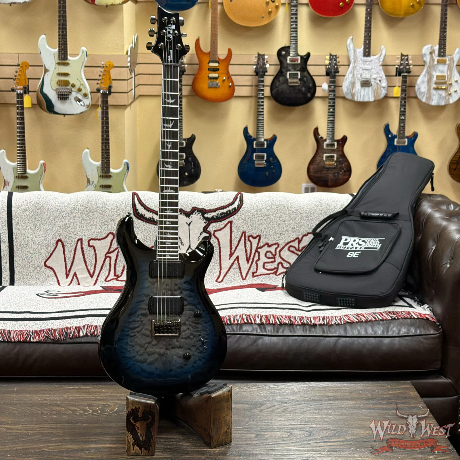 2025 PRS SE Mark Holcomb Signature Model 6-String Holcomb Blue Burst 7.60 lbs