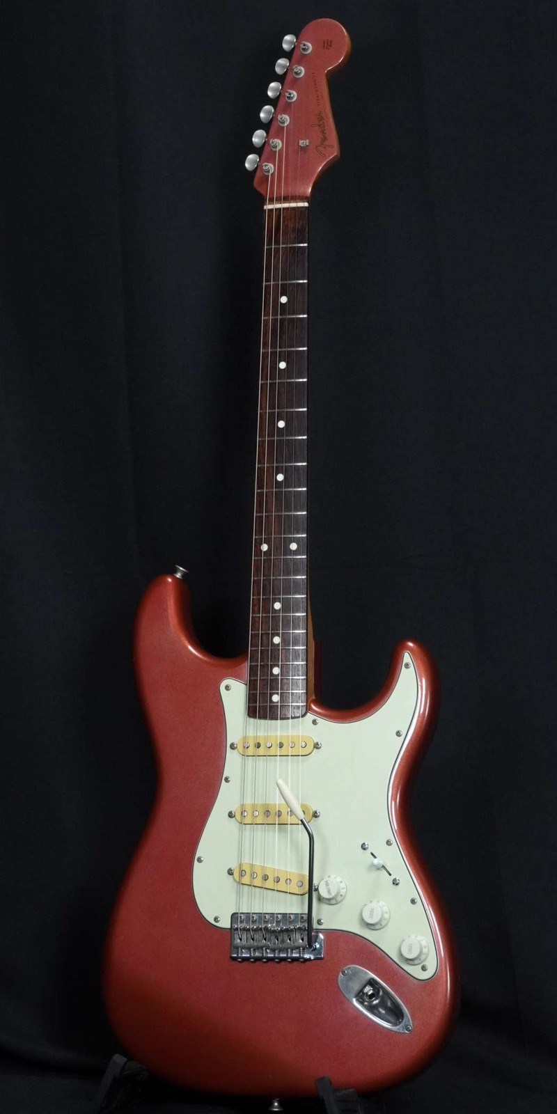 Used Fender Japan -2015 / St62 Custom Order Burgundy Mist Metallic Matching Head