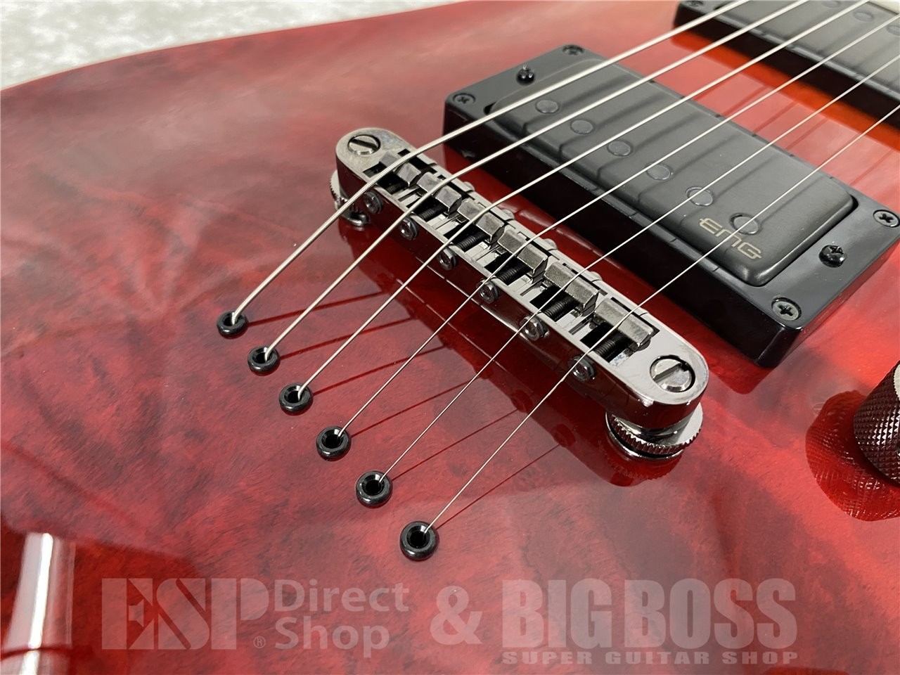 E-II Horizon NT-II Electric Guitar Tiger Eye Amber Fade Quilted Maple Ebony Fing
