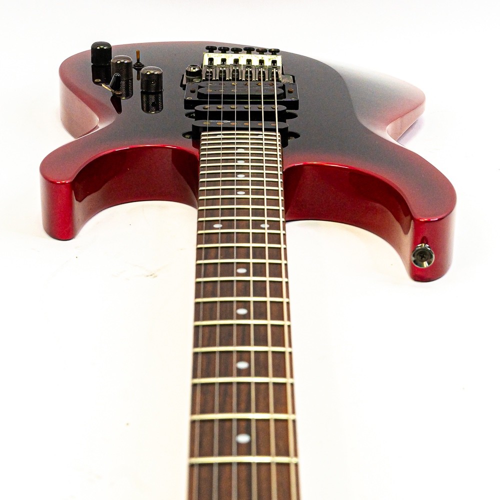 1990s Fernandes FR-55S Sustainer MIJ Electric Guitar Red Burst w/ Gig Bag