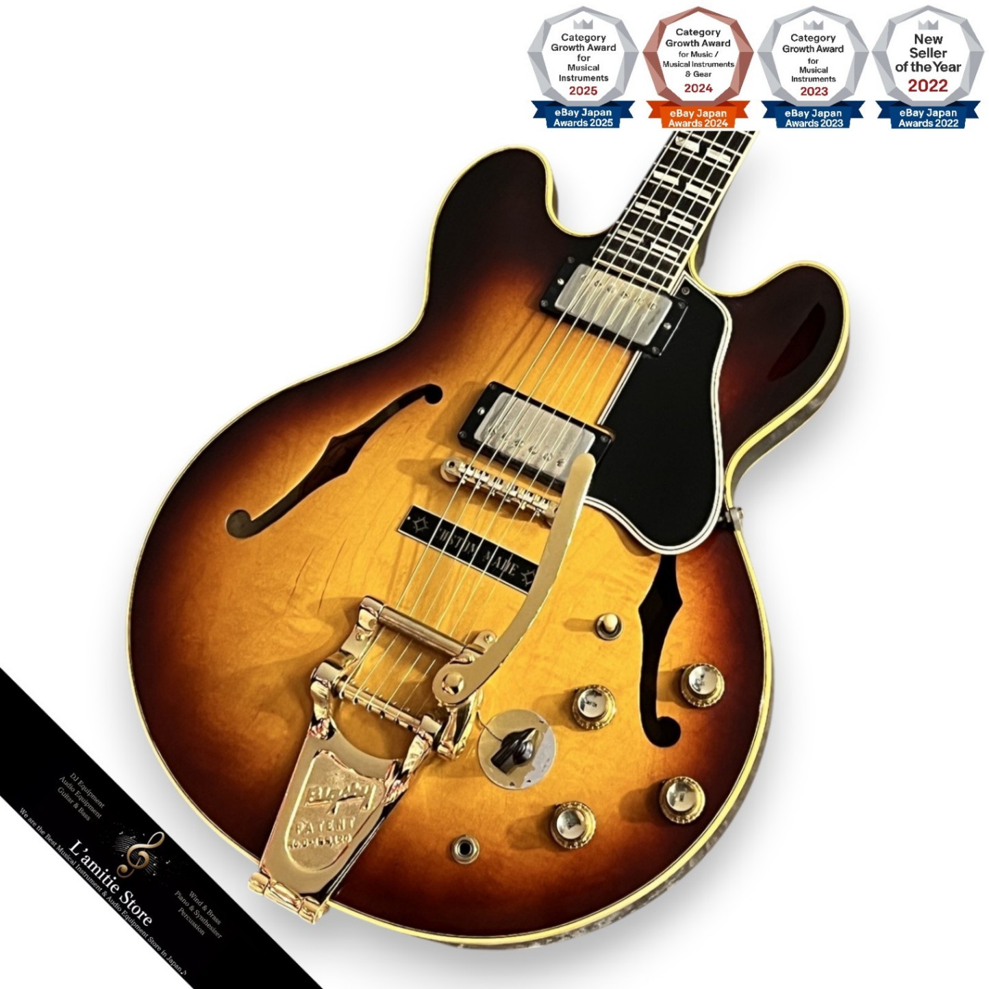 Gibson ES345 TD Sunburst 1961 USA PAF Vintage Guitar