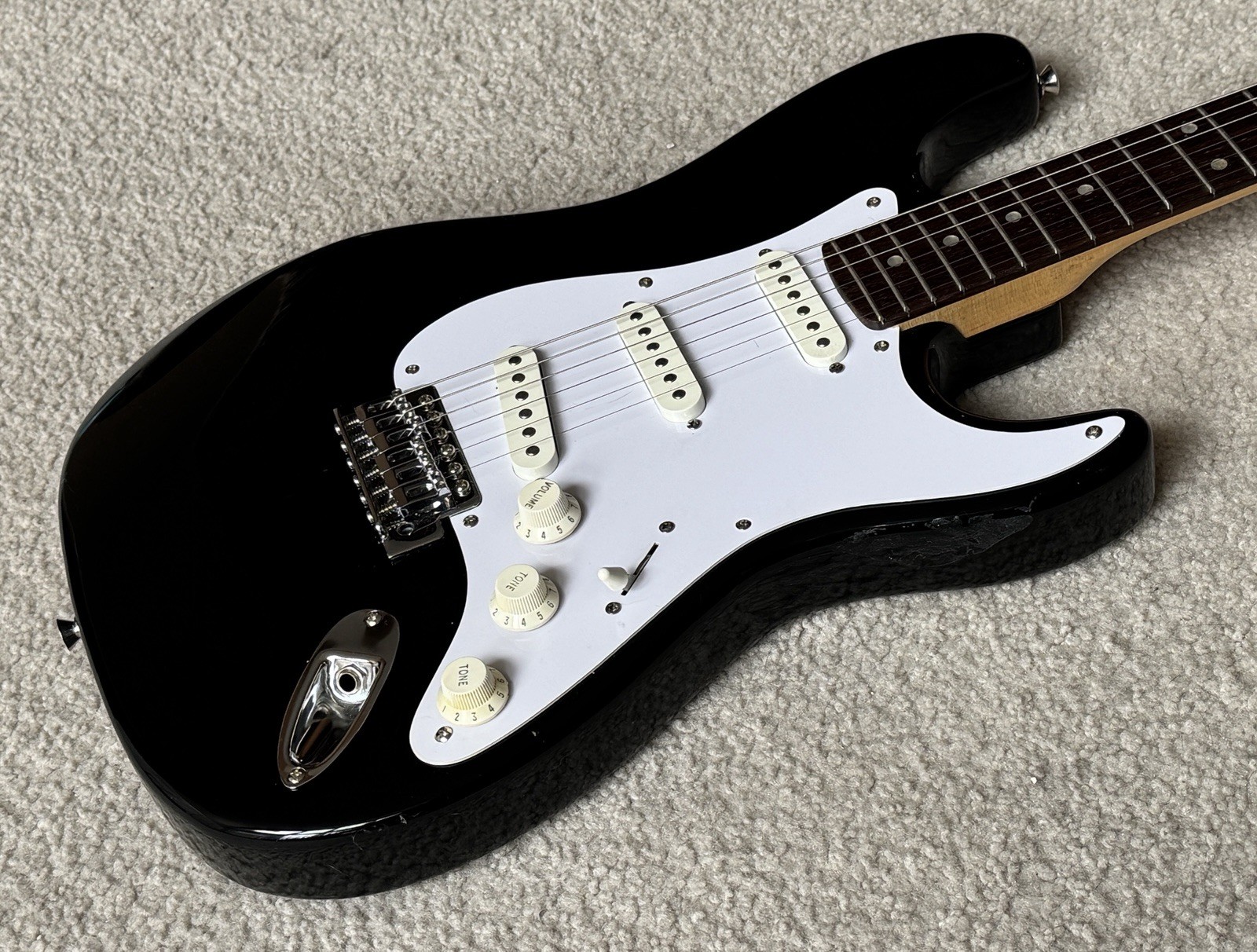 1996 Squier by Fender #NC6 Series Anniversary Stratocaster Excellent Condition