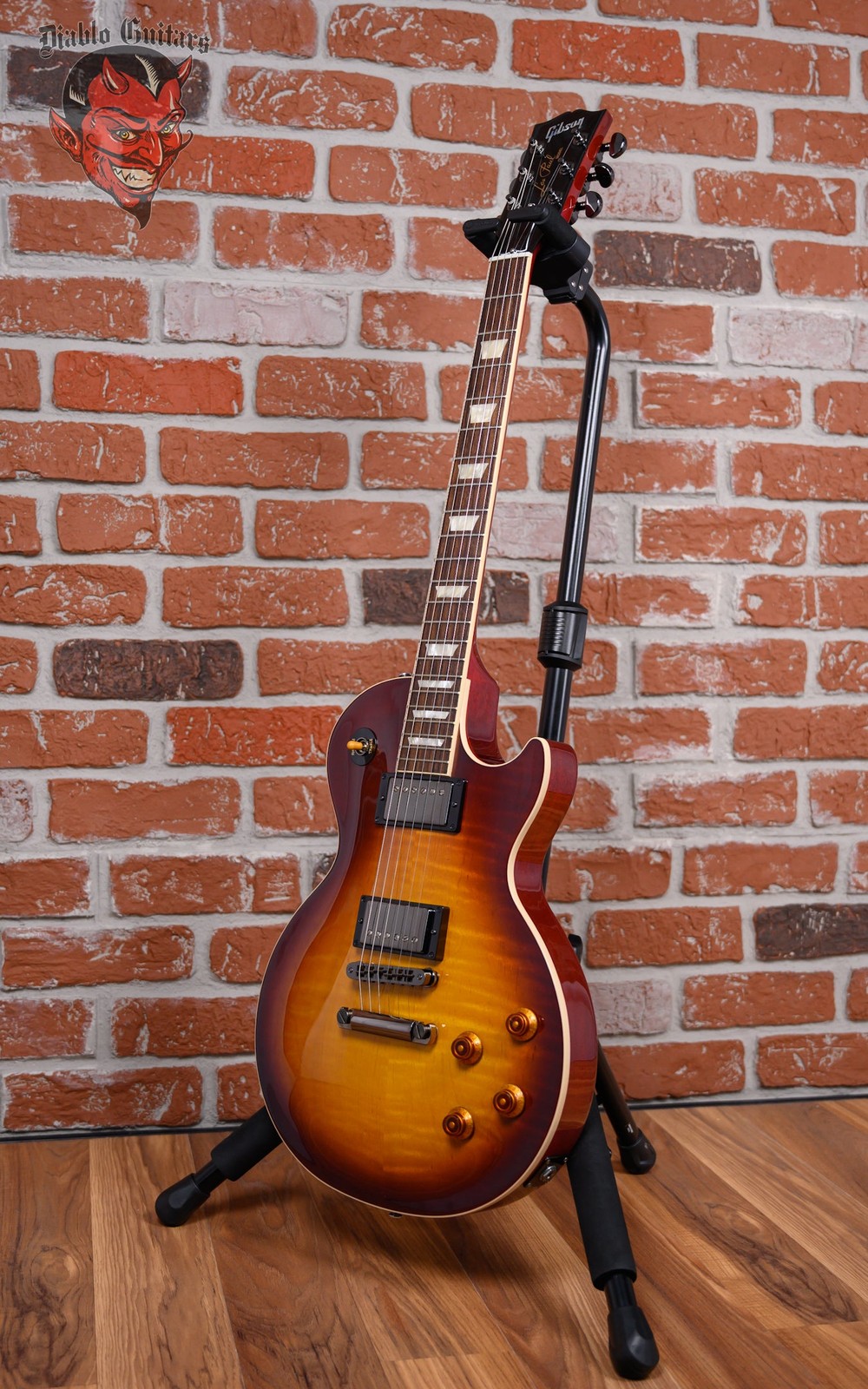 Gibson Les Paul Standard Mod Shop Flame Maple Top Iced Tea Burst 2020 w/OHSC