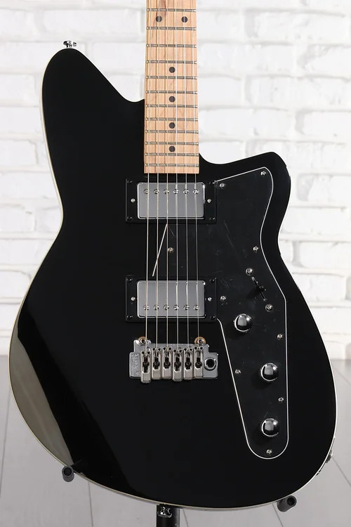 Reverend Jetstream HB Electric Guitar – Midnight Black with Maple Fingerboard