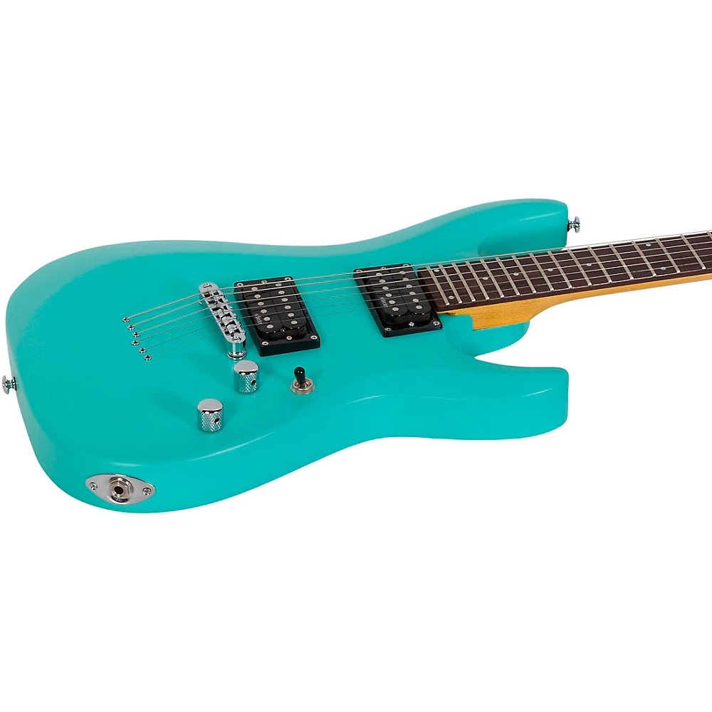 Schecter Guitar Research C6 Deluxe Electric Guitar Aqua