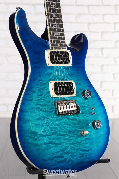 PRS SE Custom 24-08 Quilt Electric Guitar – Lake Blue