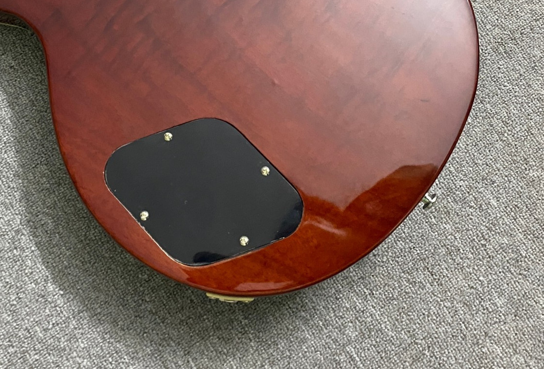 Standard 6-string electric guitar, flame maple top, free shipping to the US.
