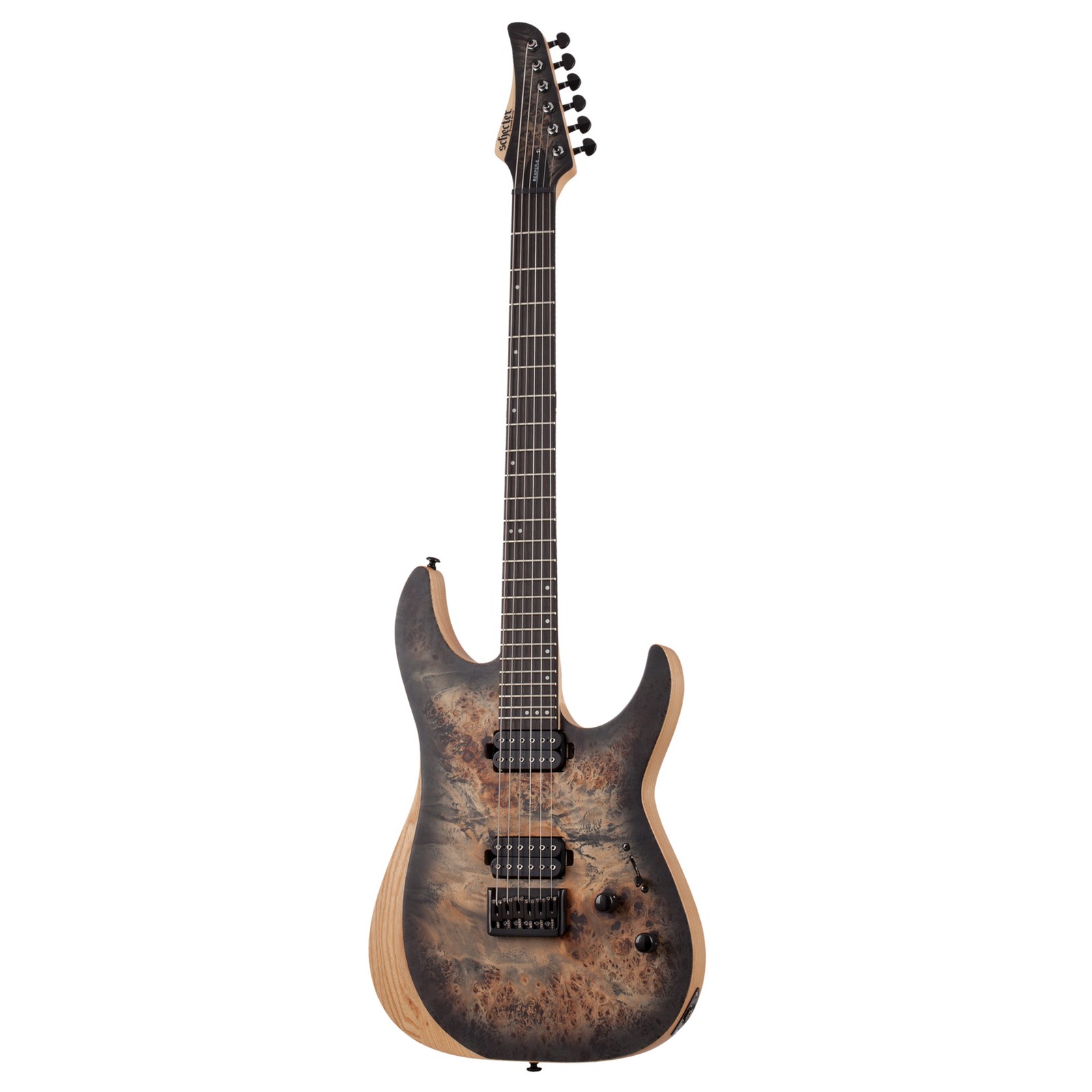 Schecter Reaper 6 Charcoal Burst SCB 1500 Electric Guitar