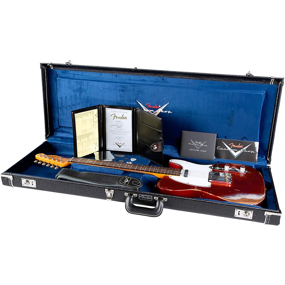 Fender Custom Shop 61 Telecaster Heavy Relic Guitar Faded Aged Candy Apple Red
