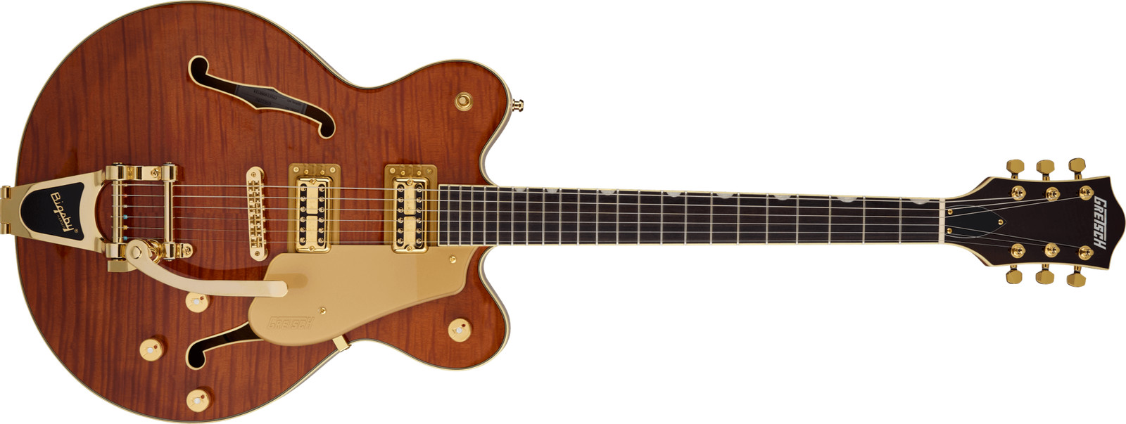Gretsch Electromatic LTD Flame Okoume Broadkaster Double-Cut w/Bigsby, Rosewood