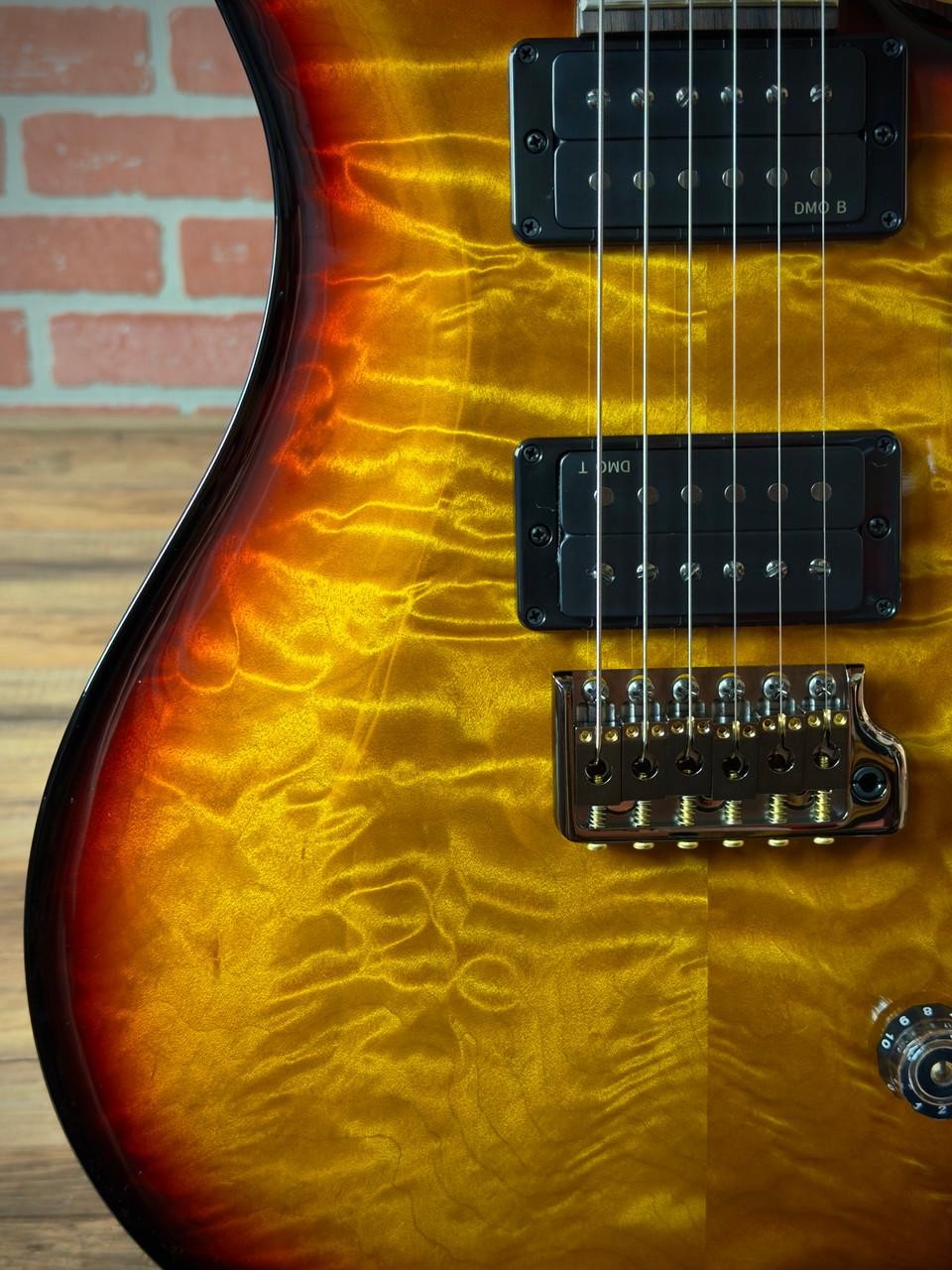 PRS Custom 24 Quilt 10-Top Authentic Braz. Rosewood Fretboard Electric Guita