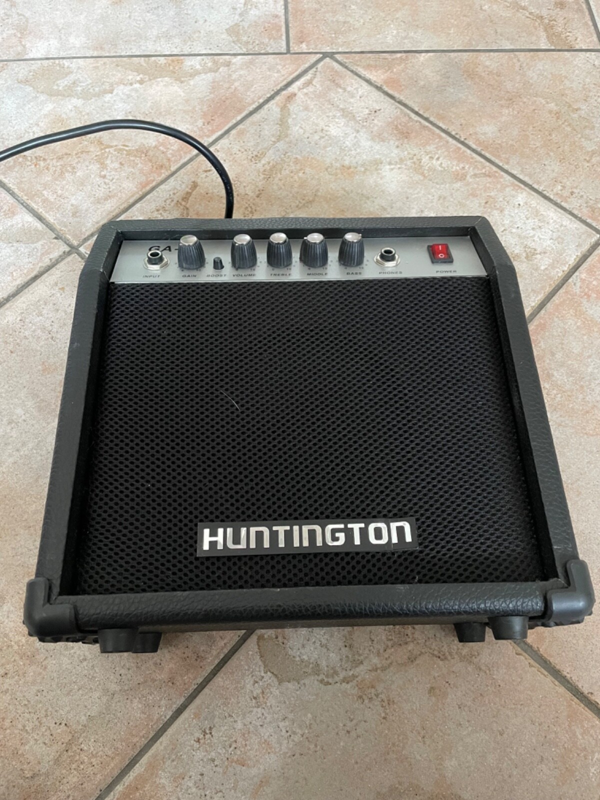 Dark Brown Electric Guitar Viper Jr GE36 by BGuitars with Huntington Amp