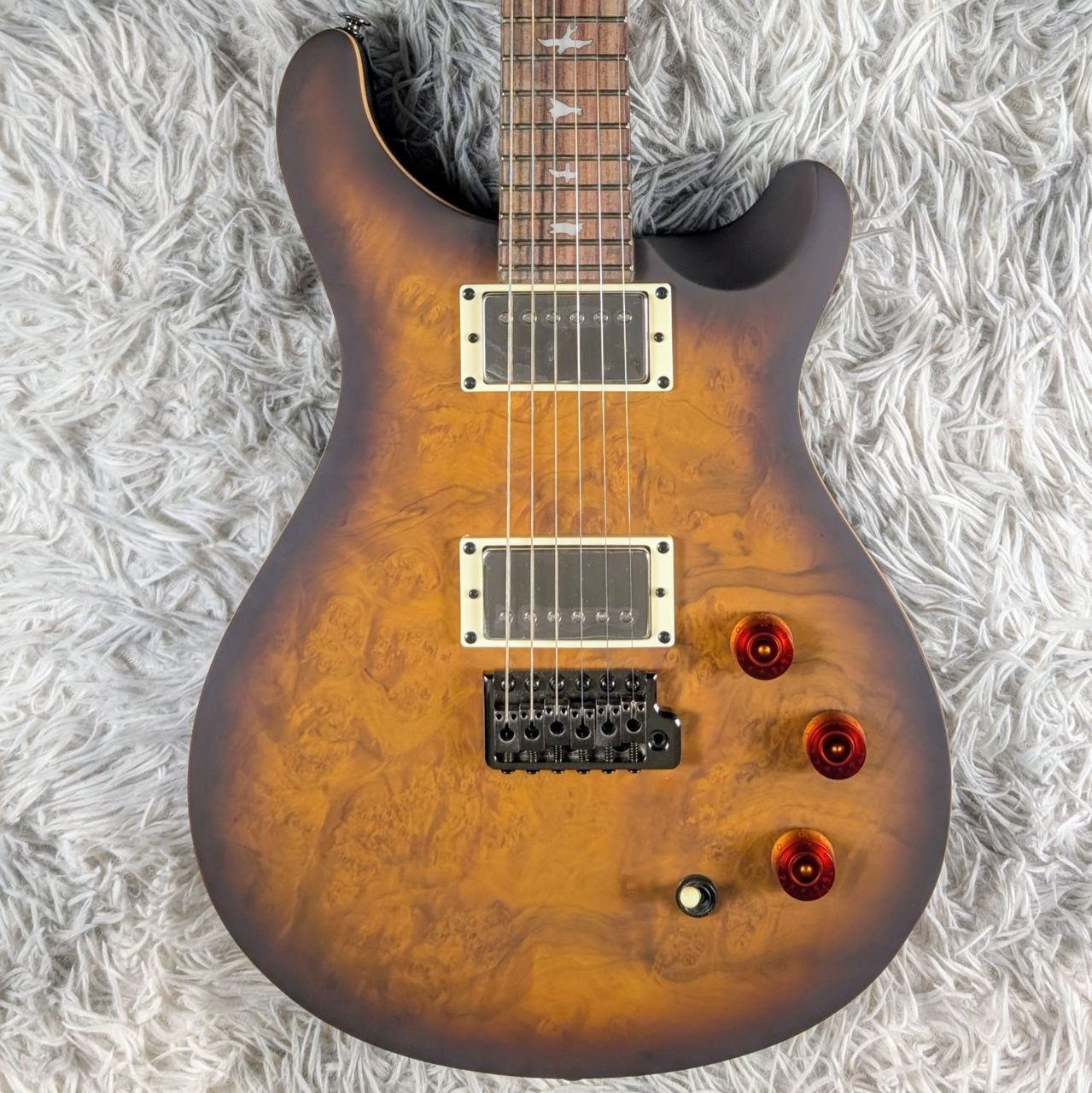 Paul Reed Smith PRS SE DGT Laurel Burl McCarty Tobacco Burst 6 30 updated