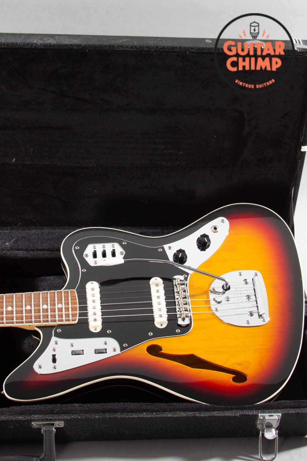 2012 Fender MIJ Japan FSR Jaguar JG/HO Thinline Double Bound 3TSB 1 of 250