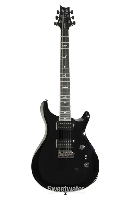 PRS SE Standard 24-08 Electric Guitar – Black, Ebony Fingerboard, Sweetwater