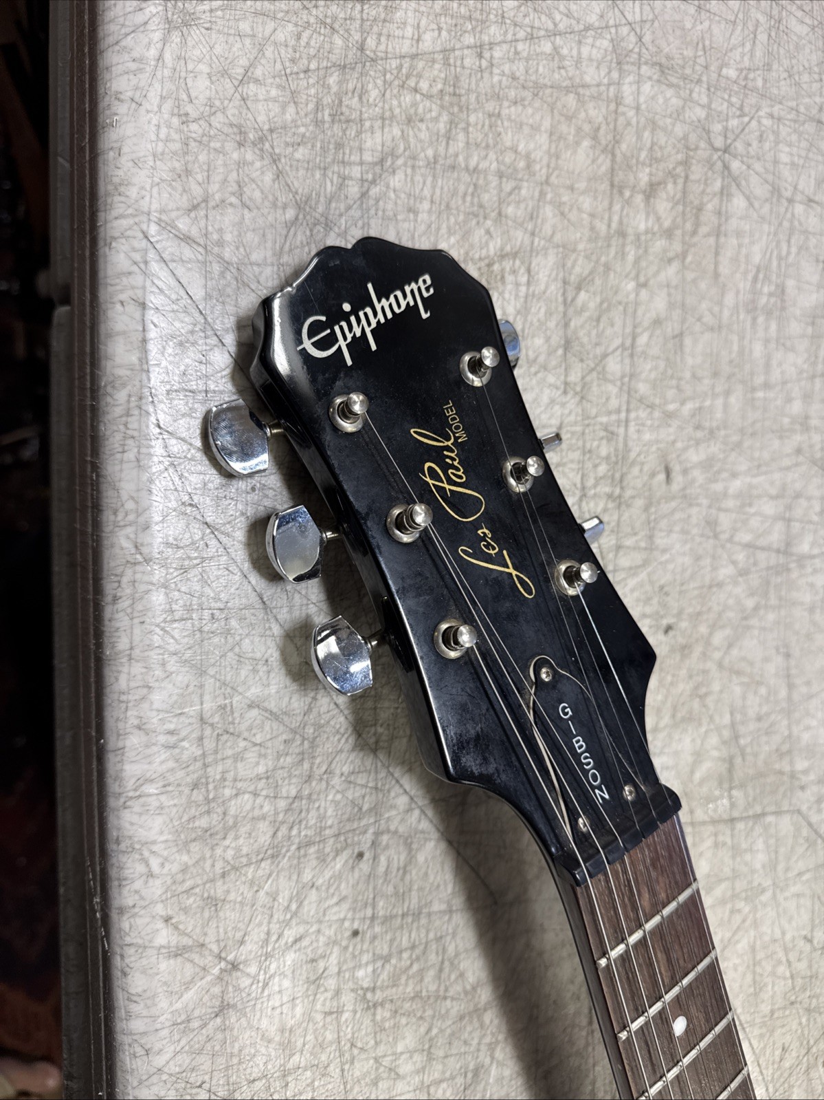 Vintage 2002 Epiphone Les Paul Pee Wee Electric Guitar 3/4 Size Travel Burst VGC