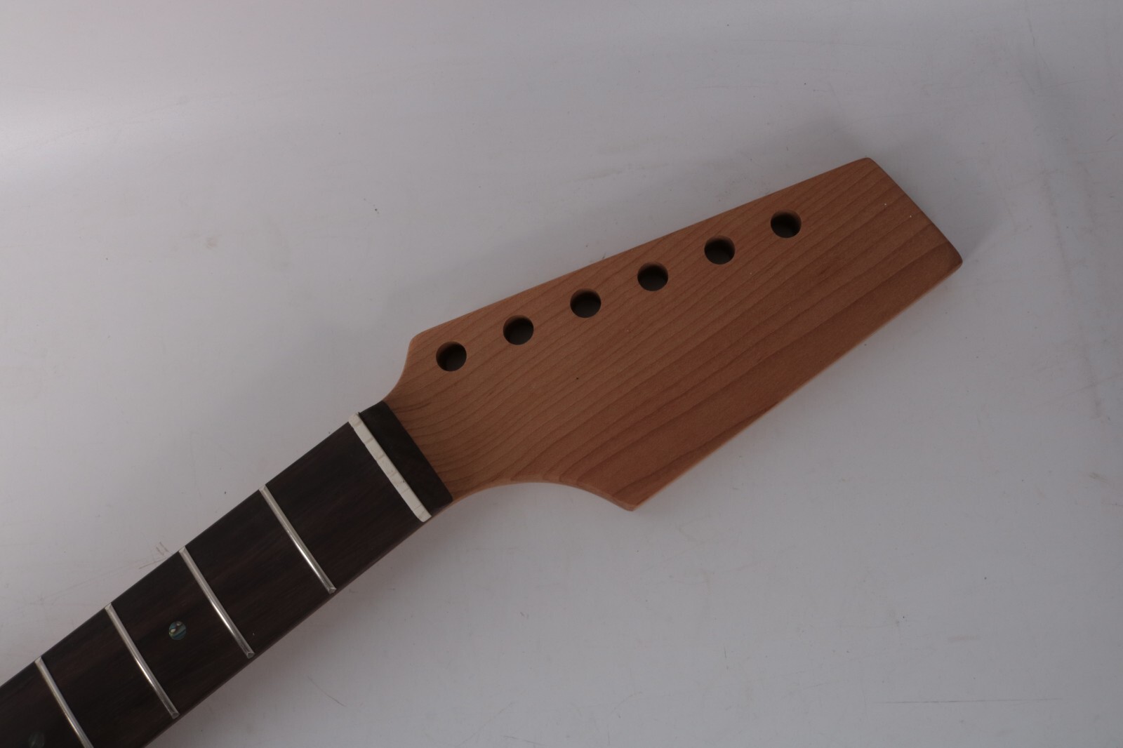 Single f hole ash body paddle head roasted maple neck TL unfinished unfinishekit