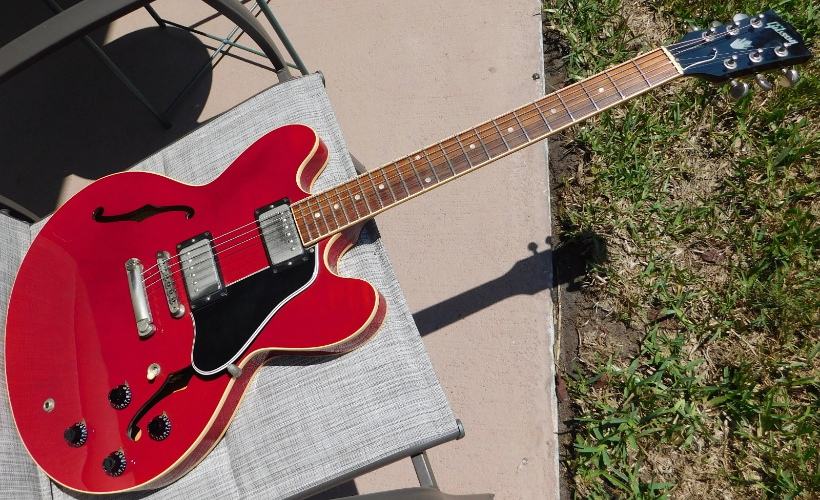 Gibson ES-335 Dot Reissue Semi-Hollow Electric Guitar Cherry 1995