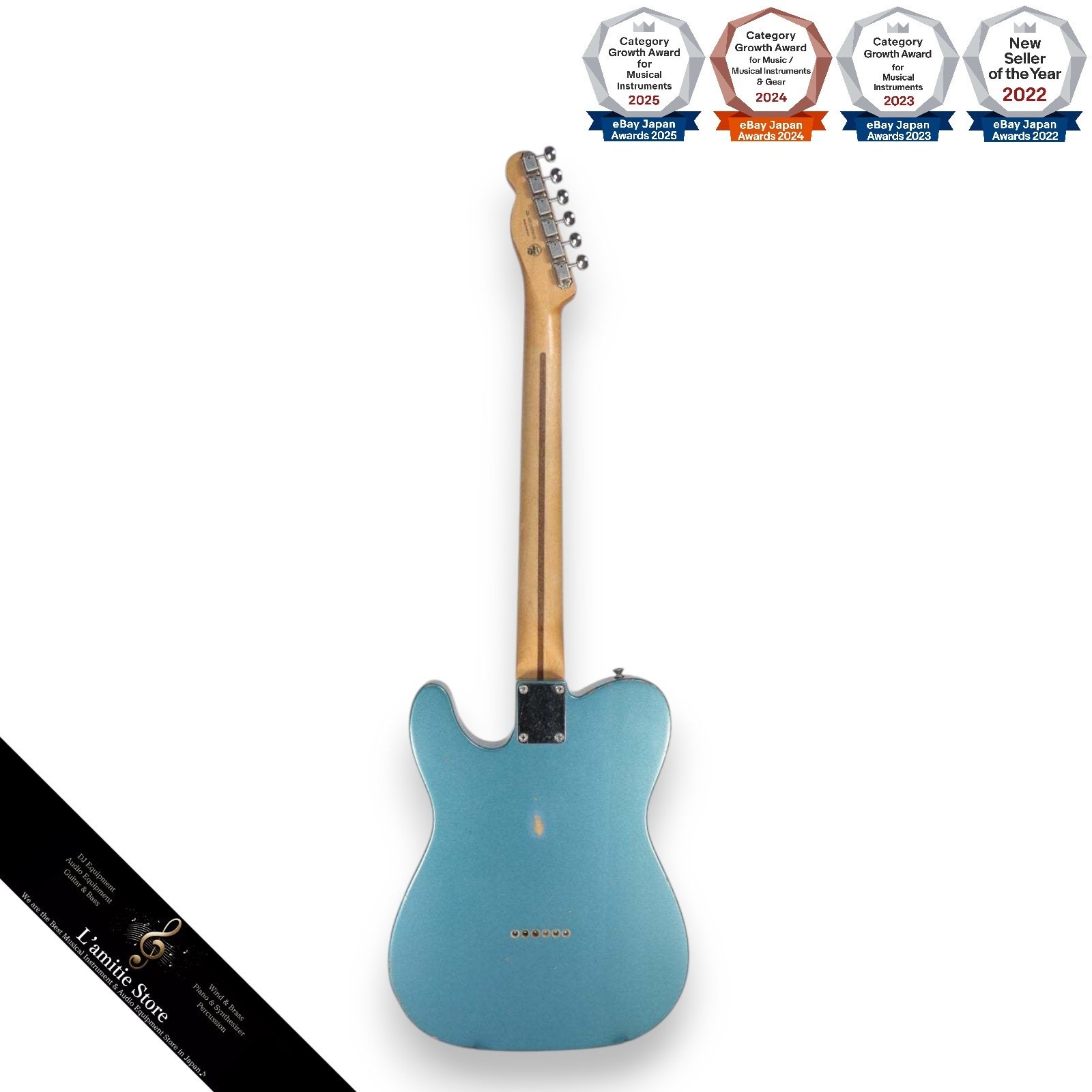 Fender Vintera 50s Telecaster Lake Placid Blue Electric Guitar