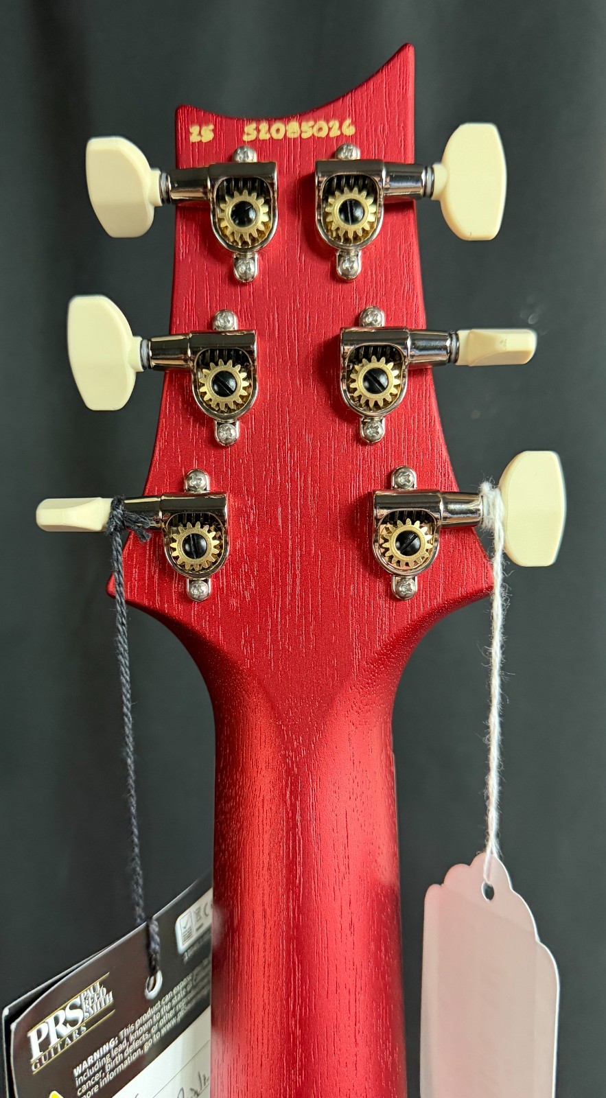 PRS S2 McCarty 594 Thinline Satin Electric Guitar Red Apple Metallic w/ Gig Bag