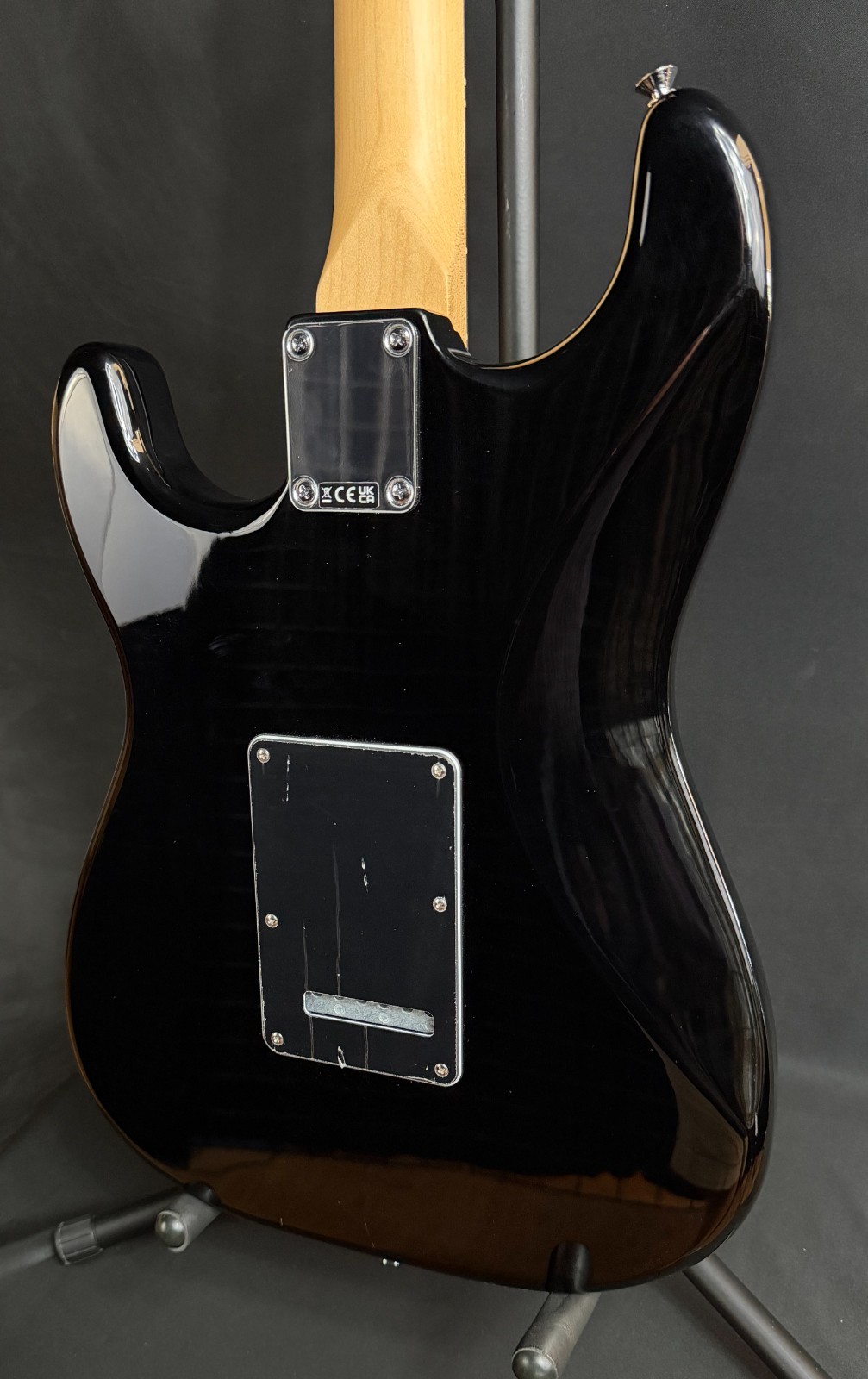 Fender Standard Stratocaster HSS Electric Guitar Gloss Black Finish (879)