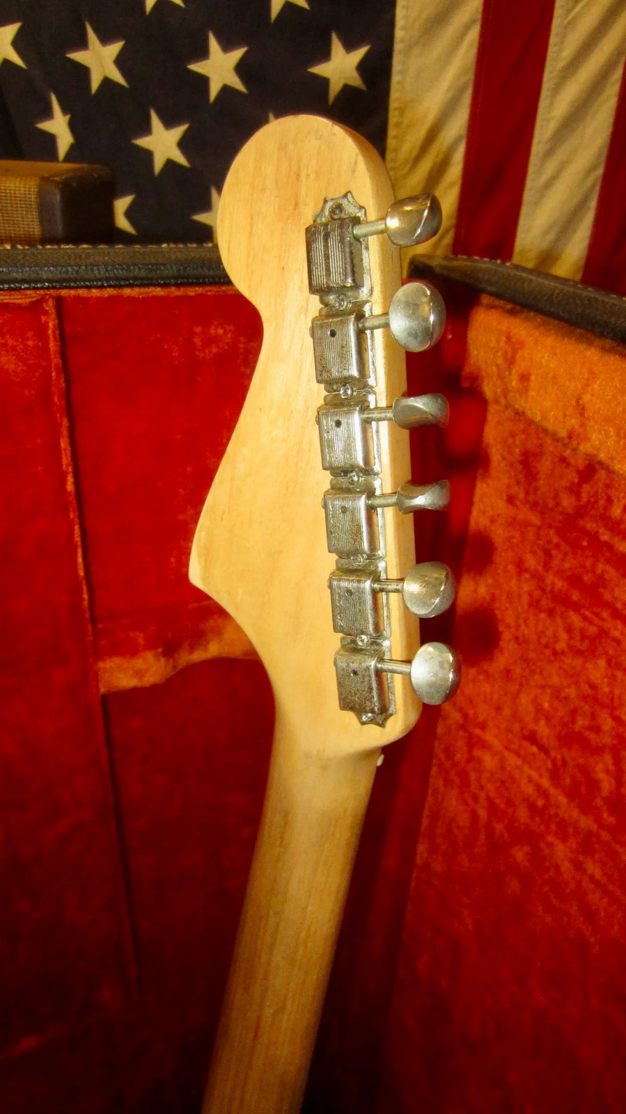 Vintage 1965 Fender Jazzmaster Daphne Blue With Original Hardshell Case